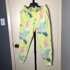 Alice & Olivia tie dye joggers